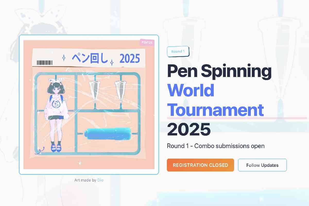 World Tournament 2025 Website Screenshot